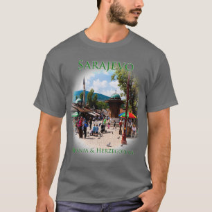 Sarajevo Bosnië-Herzegovina duivenplein T-shirt