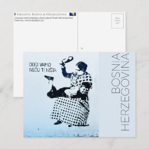 Sarajevo, Bosnië & Herzegovina Reisansichtkaart Briefkaart