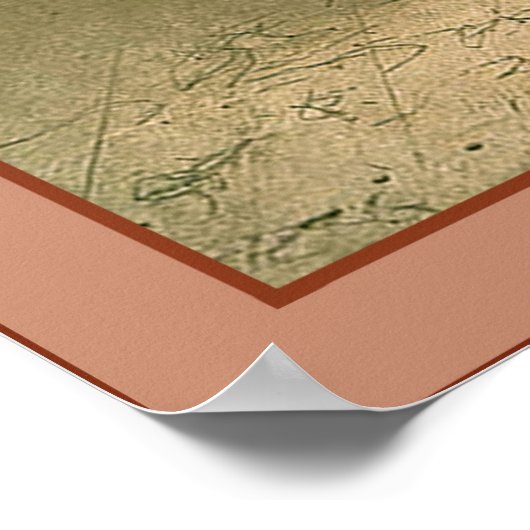 Sarajevo ~ Bosnië ~ Vintage Travel Poser. Poster (Hoek)