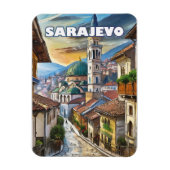 Sarajevo, een stad vol hoop en herinneringen magneet (Verticaal)