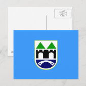 Sarajevo Flag Briefkaart (Voorkant / Achterkant)