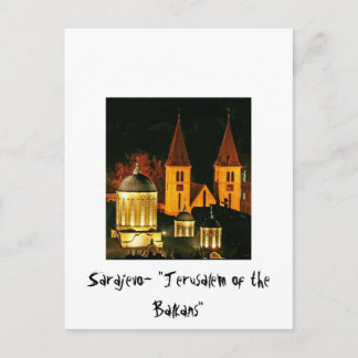 Sarajevo Jerusalem van de Balkanlanden Briefkaart
