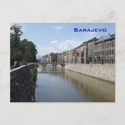 Sarajevo - Latijnse brug Briefkaart (Voorkant)