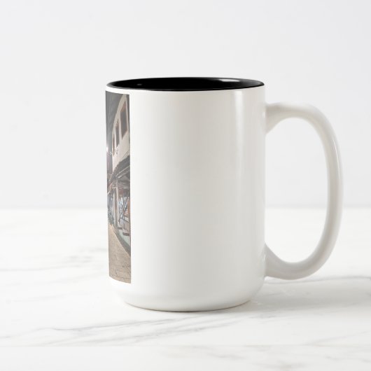 Sarajevo Mok-Geweldig speciaal cadeau idee voor ie Tweekleurige Koffiemok (Rechts)