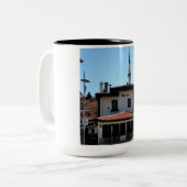Sarajevo Mok-Geweldig speciaal cadeau idee voor ie Tweekleurige Koffiemok (Voorkant links)