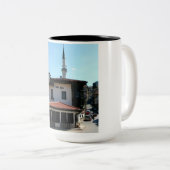 Sarajevo Mok-Geweldig speciaal cadeau idee voor ie Tweekleurige Koffiemok (Voorkant rechts)
