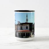 Sarajevo Mok-Geweldig speciaal cadeau idee voor ie Tweekleurige Koffiemok (Center)