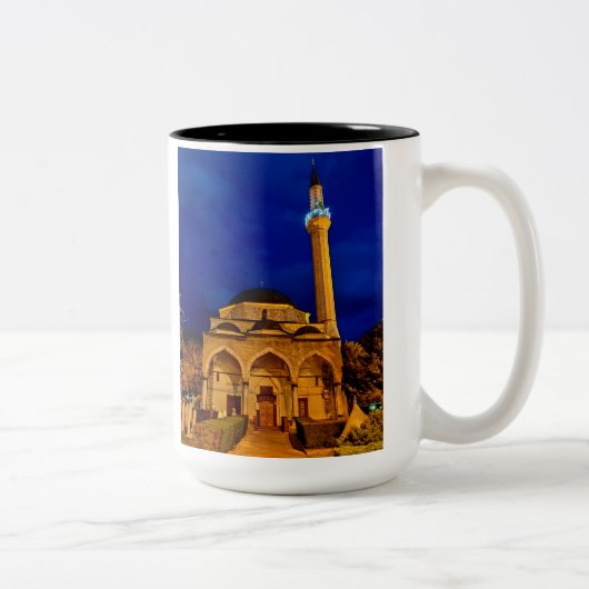 Sarajevo Mok-Geweldig speciaal cadeau idee voor ie Tweekleurige Koffiemok (Rechts)