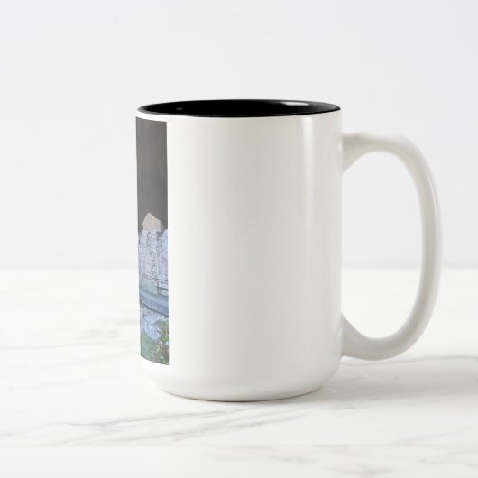 Sarajevo Mok-Geweldig speciaal cadeau idee voor ie Tweekleurige Koffiemok (Rechts)