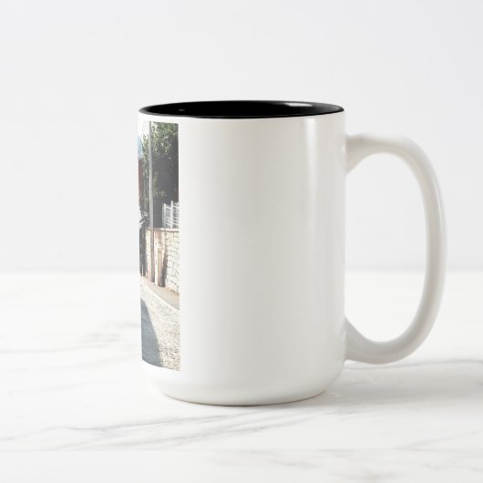 Sarajevo Mok-Geweldig speciaal cadeau idee voor ie Tweekleurige Koffiemok (Rechts)