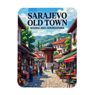 Sarajevo Oude Stad (Baščaršija) Magneet