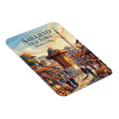 Sarajevo Oude Stad Bosnië & Herz. Magneet (Rechterzijde)