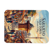 Sarajevo Oude Stad Bosnië & Herz. Magneet (Horizontaal)
