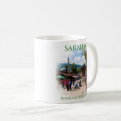 Sarajevo: Pigeon Square in the Old Bazaar Koffiemok (Voorkant rechts)