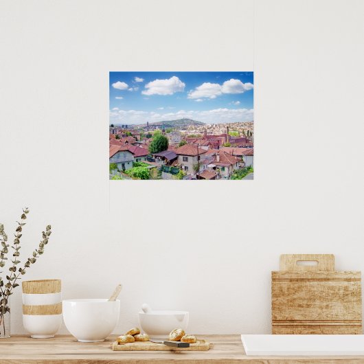 Sarajevo, Uitzicht Bistrik Poster (Keuken)