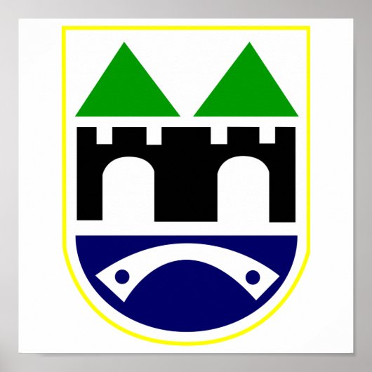 Sarajevo wapenkat poster (Voorkant)
