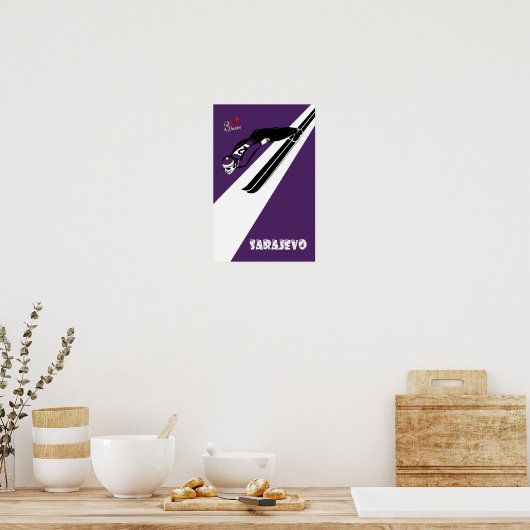 Sarajevo Winter Reisposter Poster (Keuken)