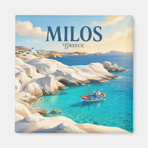 Sarakiniko Beach, Milos Griekenland Magneet