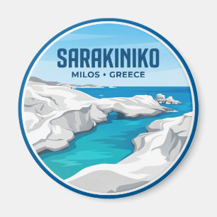 Sarakiniko Strand Griekenland Magneet