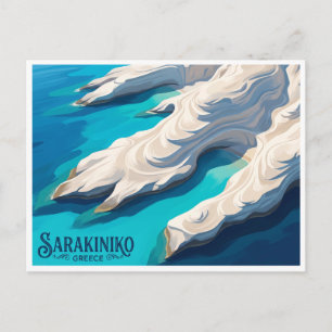Sarakiniko-strand Milos Griekenland Briefkaart