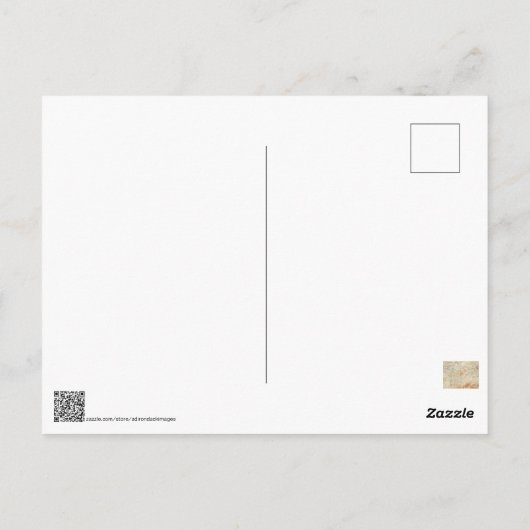 Saranac Lake Chain (Lager, Midden- en Bovenmeren) Briefkaart (Achterkant)