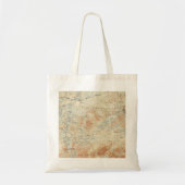 Saranac Lake Chain (Lager, Midden- en Bovenmeren) Tote Bag (Voorkant)
