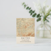 Saranac Lake Chain (Lager, Midden- en Bovenmeren) Visitekaartje (Staand voorkant)