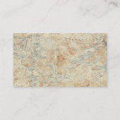 Saranac Lake Chain (Lager, Midden- en Bovenmeren) Visitekaartje (Achterkant)