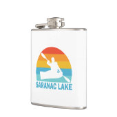 Saranac Lake New York Kajak Heupfles (Links)