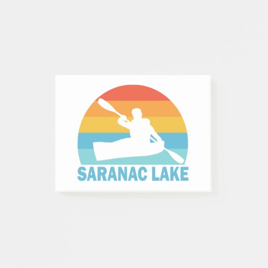 Saranac Lake New York Kajak Post-it® Notes (Voorkant)