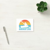 Saranac Lake New York Kajak Post-it® Notes (Kantoor)