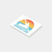 Saranac Lake New York Kajak Post-it® Notes (Schuin)