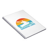 Saranac Lake New York Kayak Notitieboek (Rechterzijde)