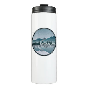 Saranac Lake New York Reflection Thermosbeker