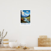 Saranac Lake New York Reisprint Poster (Keuken)