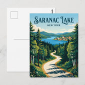 Saranac Lake VS Briefkaart (Voorkant / Achterkant)