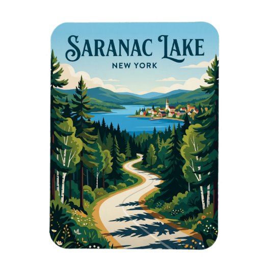 Saranac Lake VS Magneet (Verticaal)