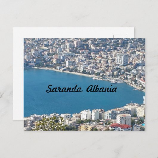 Saranda, Albania Postcard Feestdagenkaart (Voorkant / Achterkant)