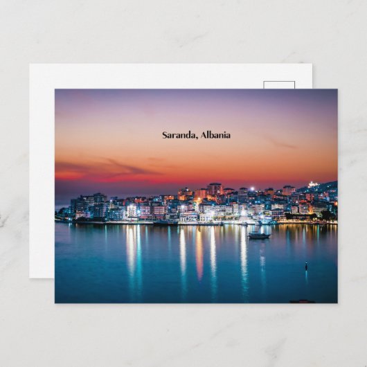 Saranda, Albanië Briefkaart (Voorkant / Achterkant)