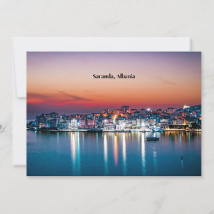Saranda, Albanië Feestdagenkaart