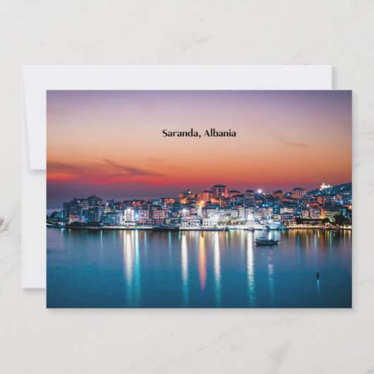 Saranda, Albanië Feestdagenkaart (Voorkant)