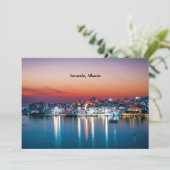 Saranda, Albanië Feestdagenkaart (Staand voorkant)