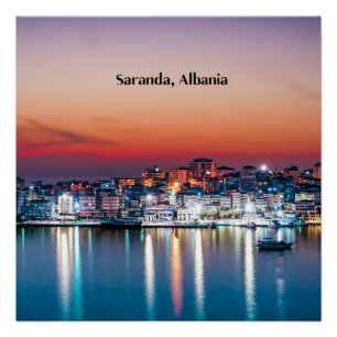 Saranda, Albanië Perfect Poster