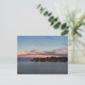 Sarande, Albanië, zonsondergang Briefkaart (Staand voorkant)