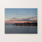 Sarande, Albanië, zonsondergang Legpuzzel (Horizontaal)