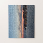 Sarande, Albanië, zonsondergang Legpuzzel (Verticaal)