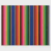 Sarape Print Wrapping Paper Cadeaupapier (Vlak)