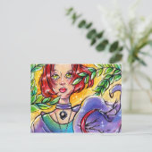 Saraphin Sun Witch Briefkaart (Staand voorkant)