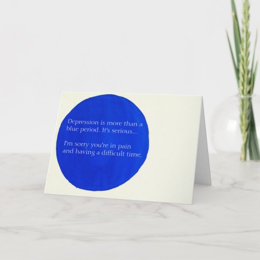 Sara's Mental Health Wenskaart Kaart (Voorkant)