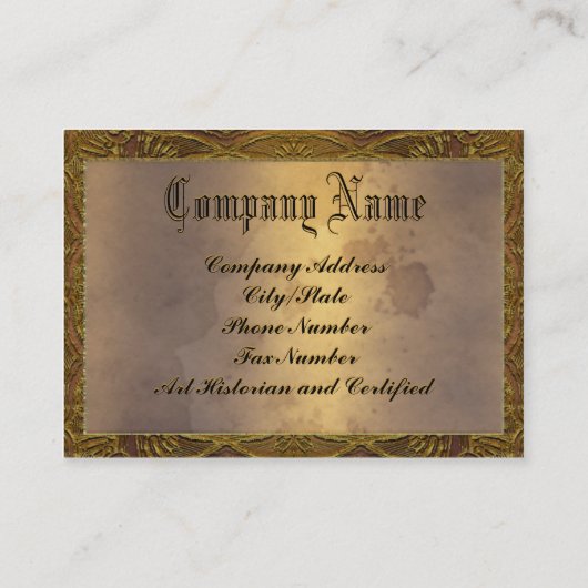 Sarashire Ebony  Visitekaartje (Achterkant)